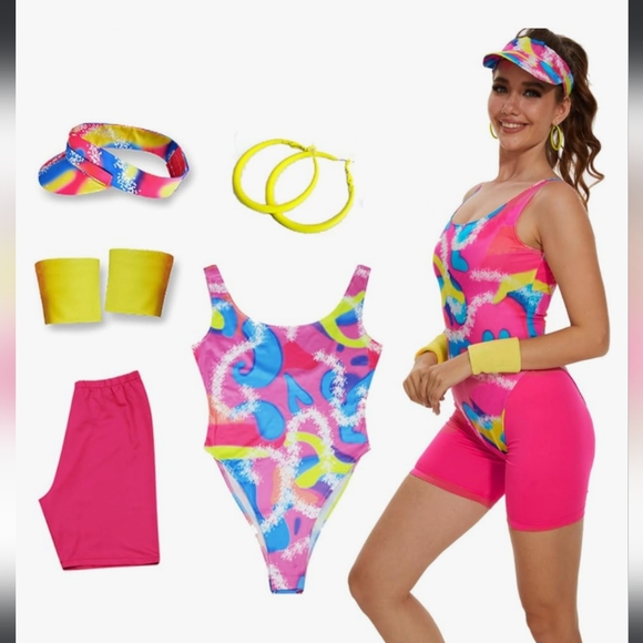 None Other - Barbie movie Margot Robbie skater Costume, & Accessories Set, Halloween